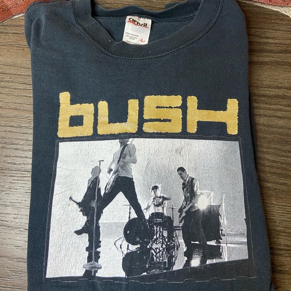 Anvil Other - Bush Golden State Tour Shirt 2002 Tee Shirt Vintage Size L